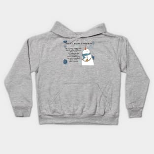 Advice from a Snowman Kids Hoodie
